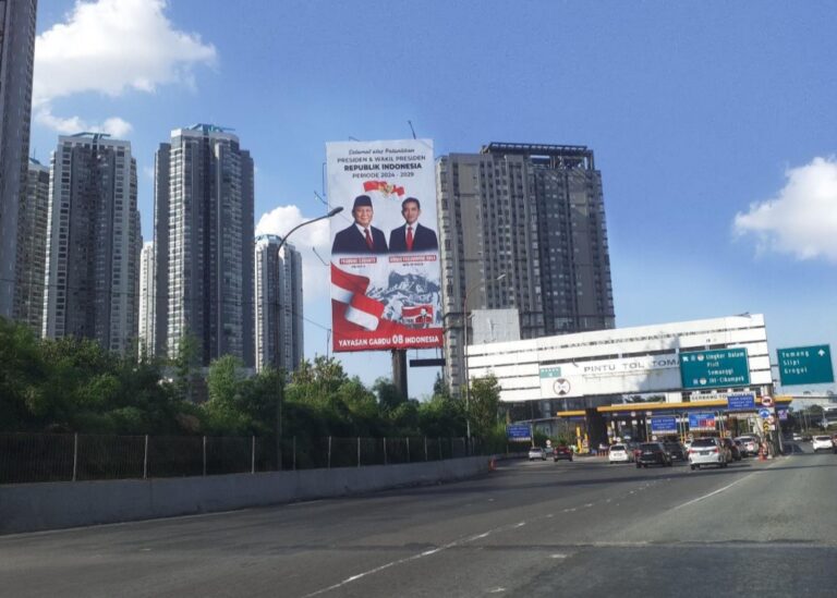 Dukung Kepemimpinan Presiden Prabowo, Yayasan Gardu 08 Indonesia Pasang Sejumlah Baliho di Jakarta